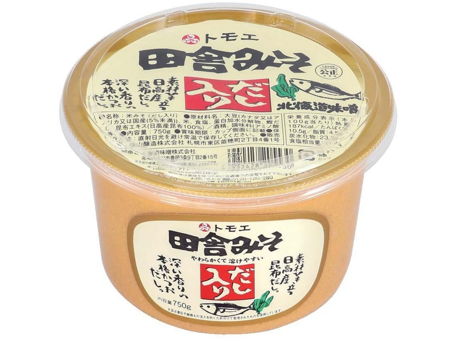 福山醸造 田舎みそだし入り 750g| コープこうべネット