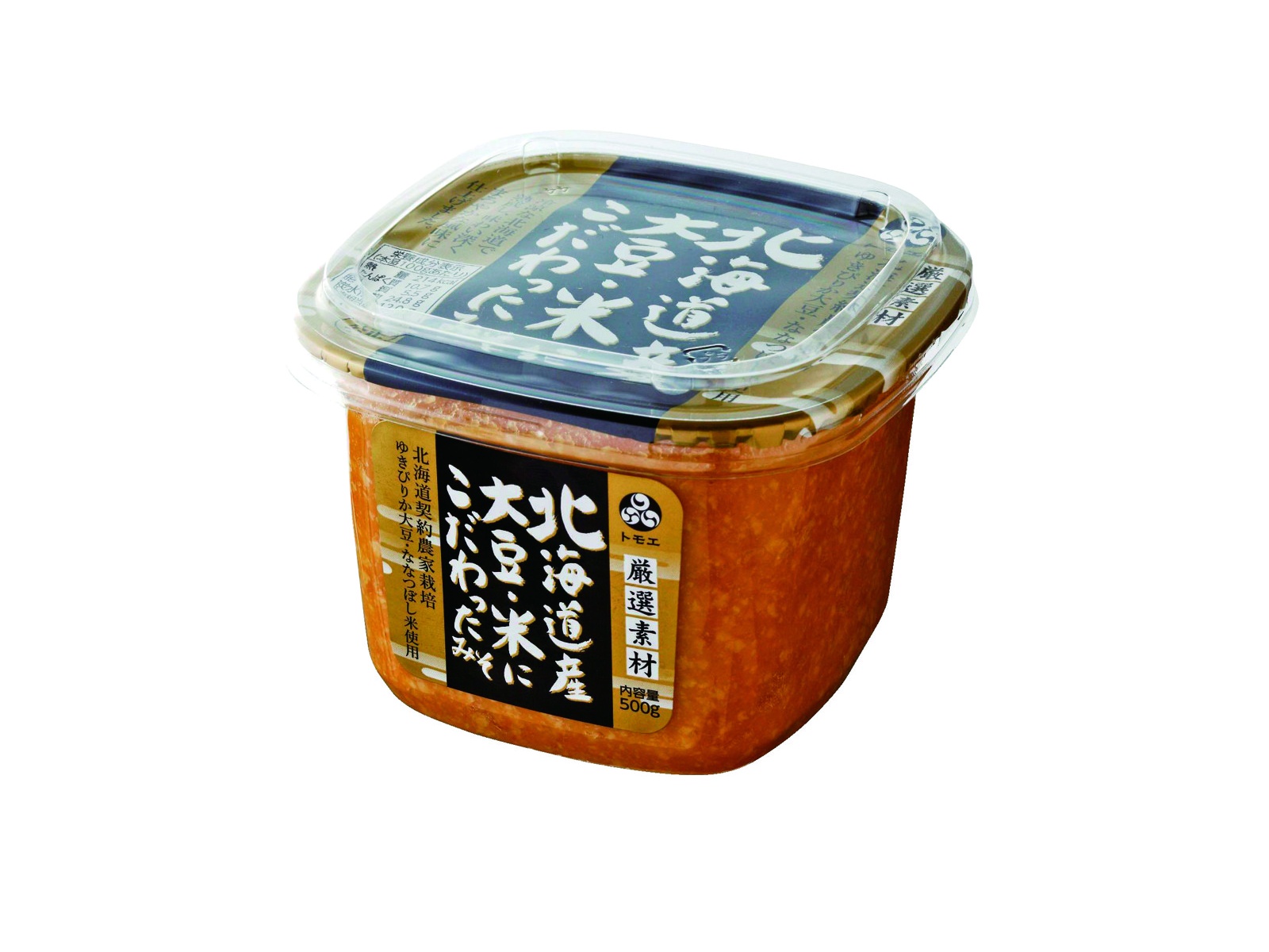 福山醸造 トモエ 北海道産大豆・米にこだわったみそ 500g| コープ