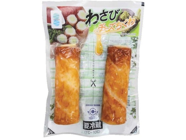 フジミツ わさびチーズちくわツインパック 2本| コープこうべネット