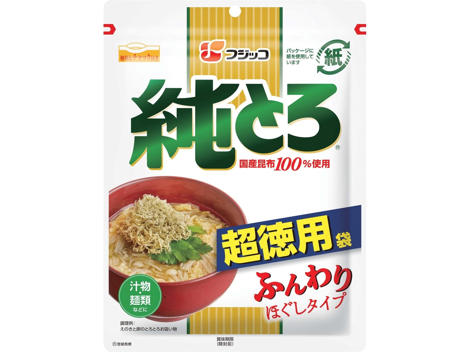 フジッコ 純とろ超徳用袋 47g| コープこうべネット
