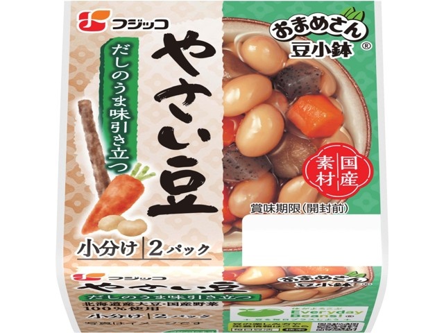 フジッコ おまめさん豆小鉢やさい豆 65g×2コ組| コープこうべネット