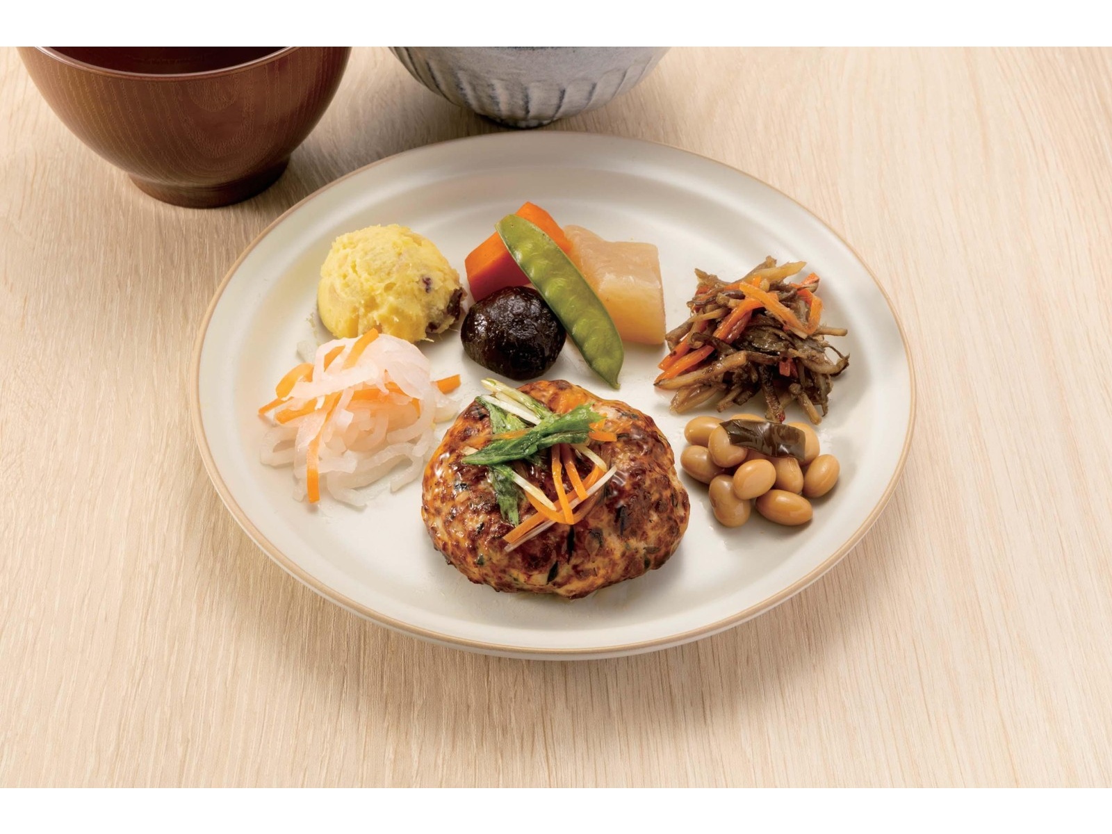 フジッコ 五色旬菜おかず盛 豆腐ハンバーグ 1盛 | コープこうべネット