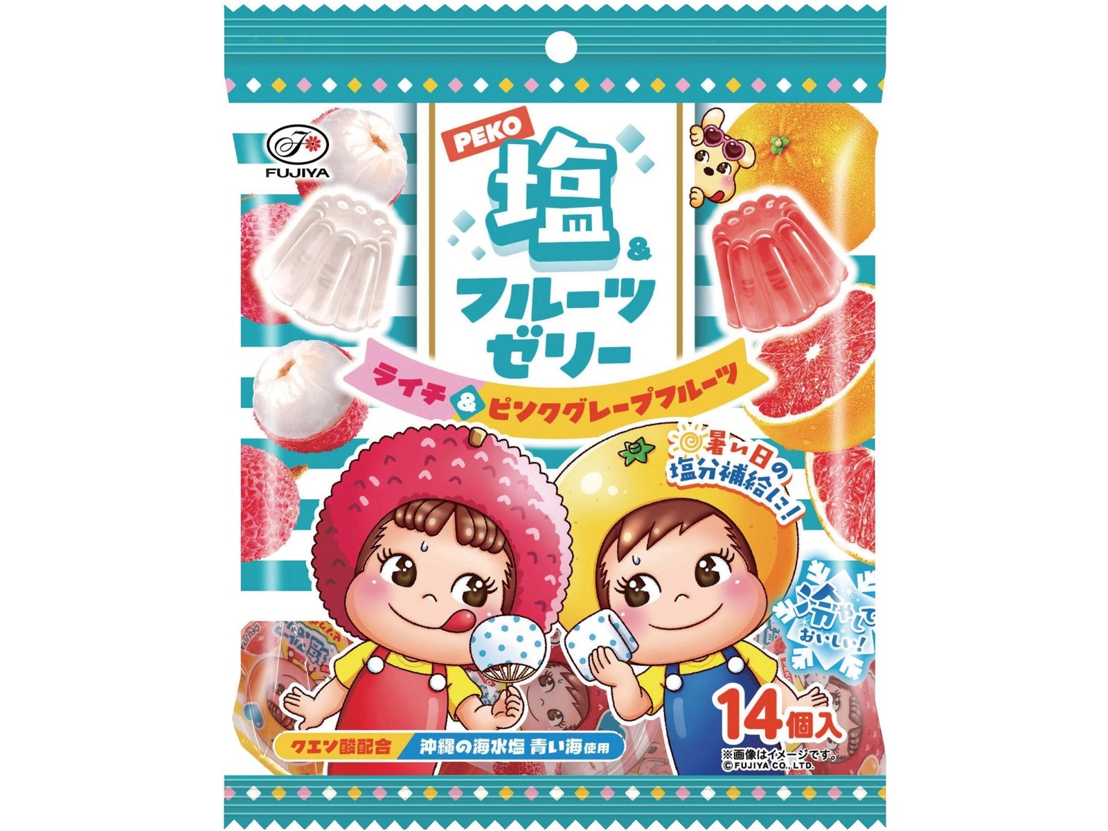不二家 PEKO塩＆フルーツゼリー 14個入 | コープこうべネット