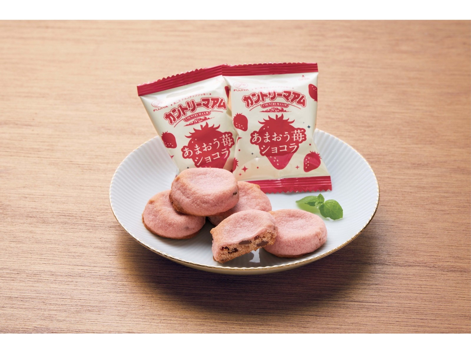 不二家 カントリーマアム（あまおう苺ショコラ） 12枚（個包装して