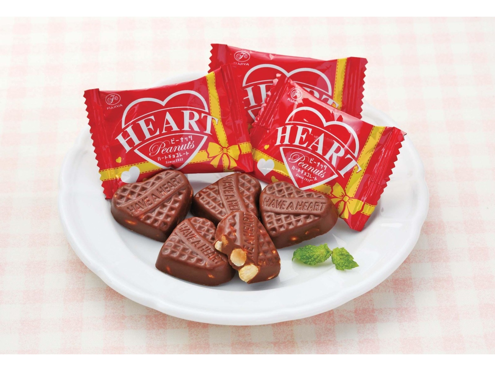 不二家 ハートチョコレート ピーナッツ 15枚入| コープこうべネット