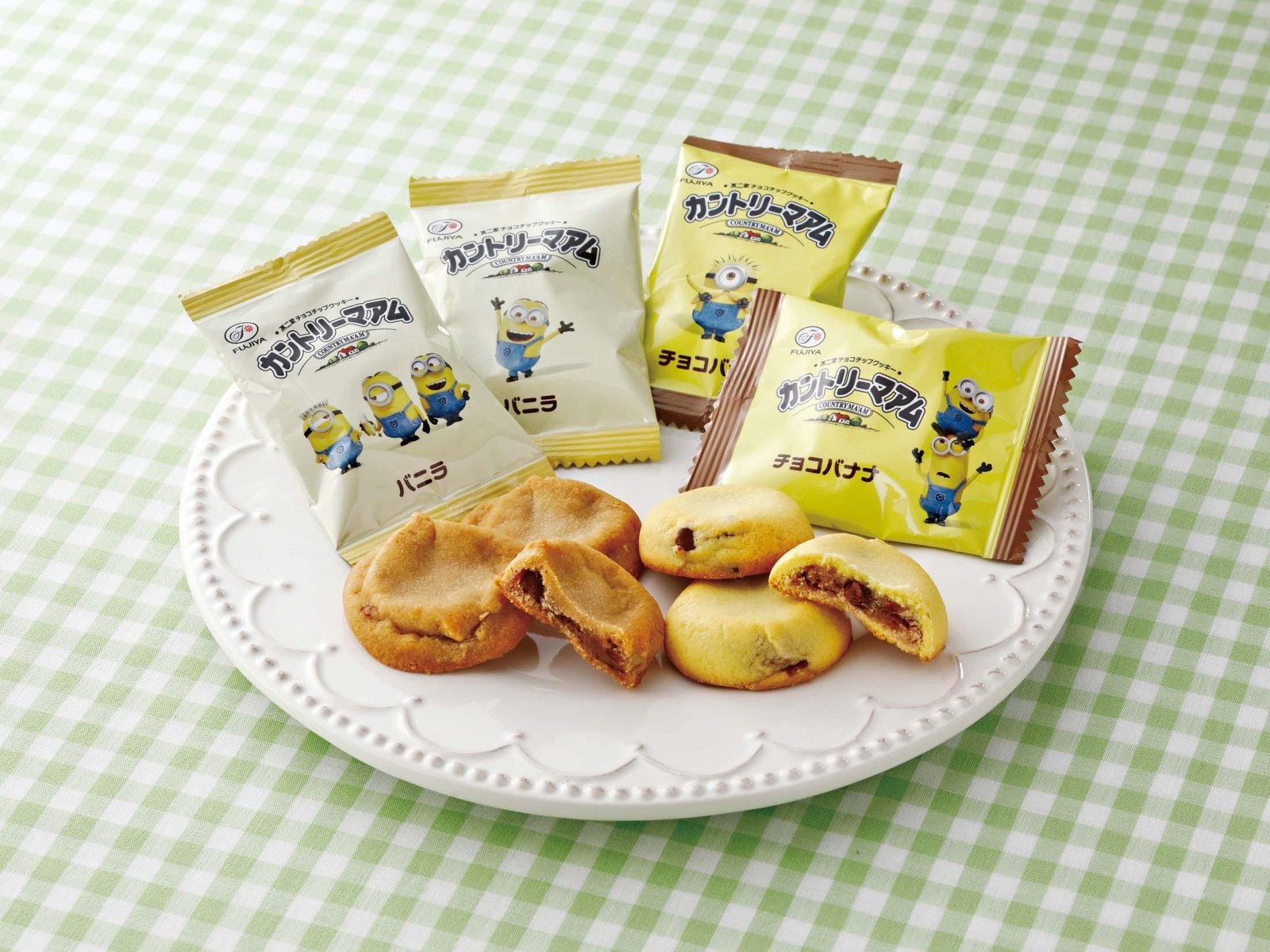 不二家 カントリーマアム(バニラ＆チョコバナナ) minion 16枚