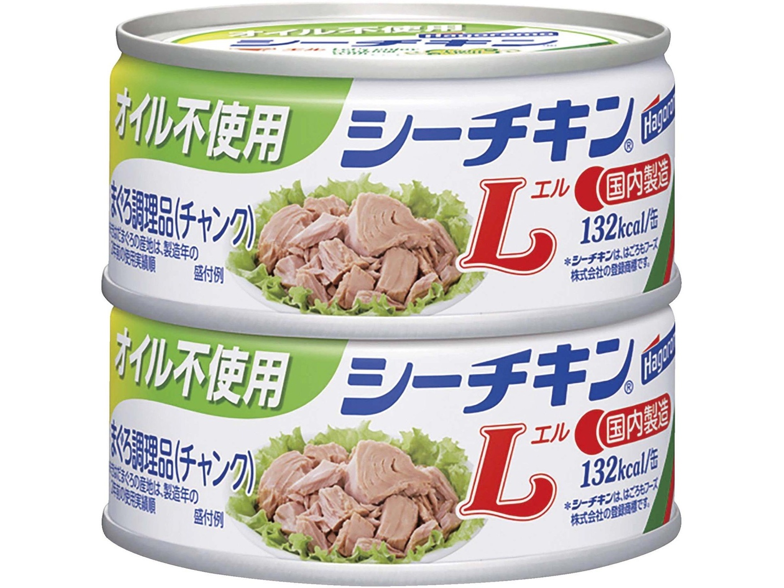 はごろもフーズ オイル不使用シーチキンL 140g（総量）×2缶組| コープ