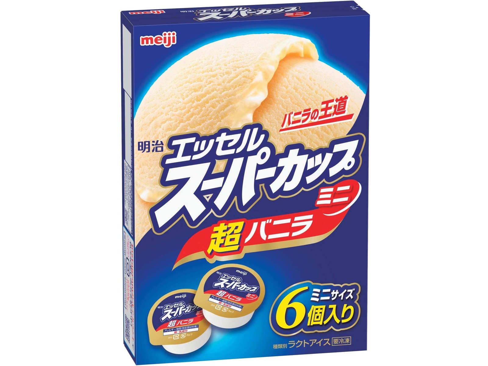 明治 エッセルスーパーカップミニ超バニラ 1箱(80ml×6コ入 明治 エッセルスーパーカップミニ超バニラ 1箱(80ml×6コ入