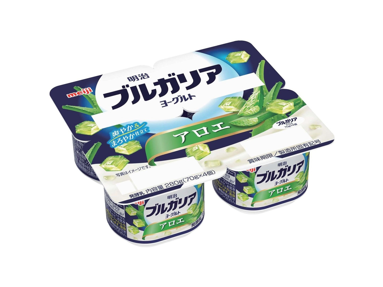 明治 ブルガリアヨーグルト アロエ 70g×4コ組| コープこうべネット