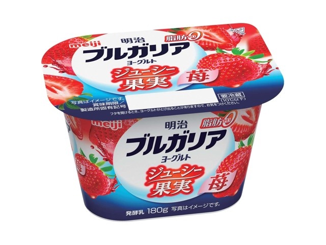 ブルガリア苺 明治 ブルガリアヨーグルト脂肪0ジューシー果実苺 180g| コープ