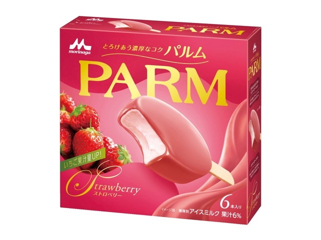 ココア味　1箱 ストロベリー1箱　シェーカー付 森永乳業 PARMストロベリー 1箱（55ml×6本入）| コープ