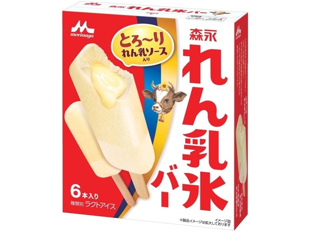森永乳業 森永れん乳氷バー 1箱（50ml×6本入） | コープこうべネット