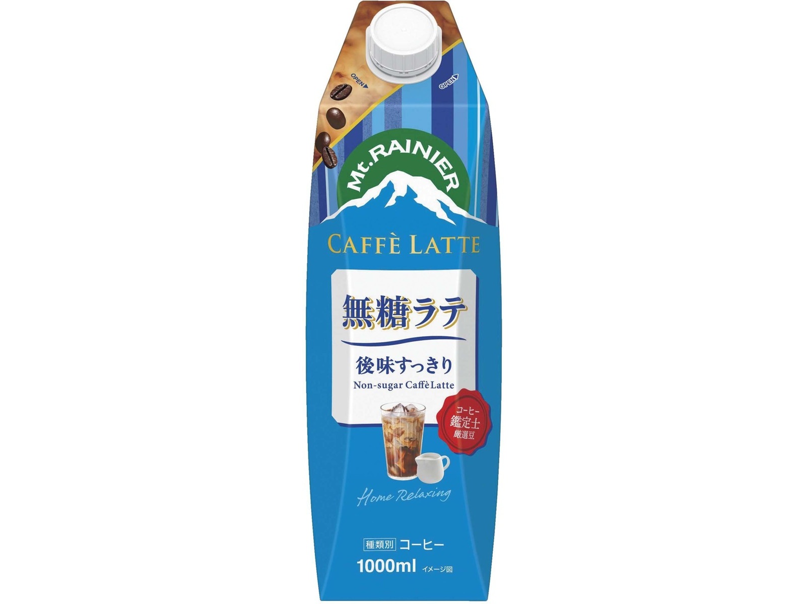 森永乳業 マウントレーニアカフェラッテ無糖ラテ 1000ml| コープ