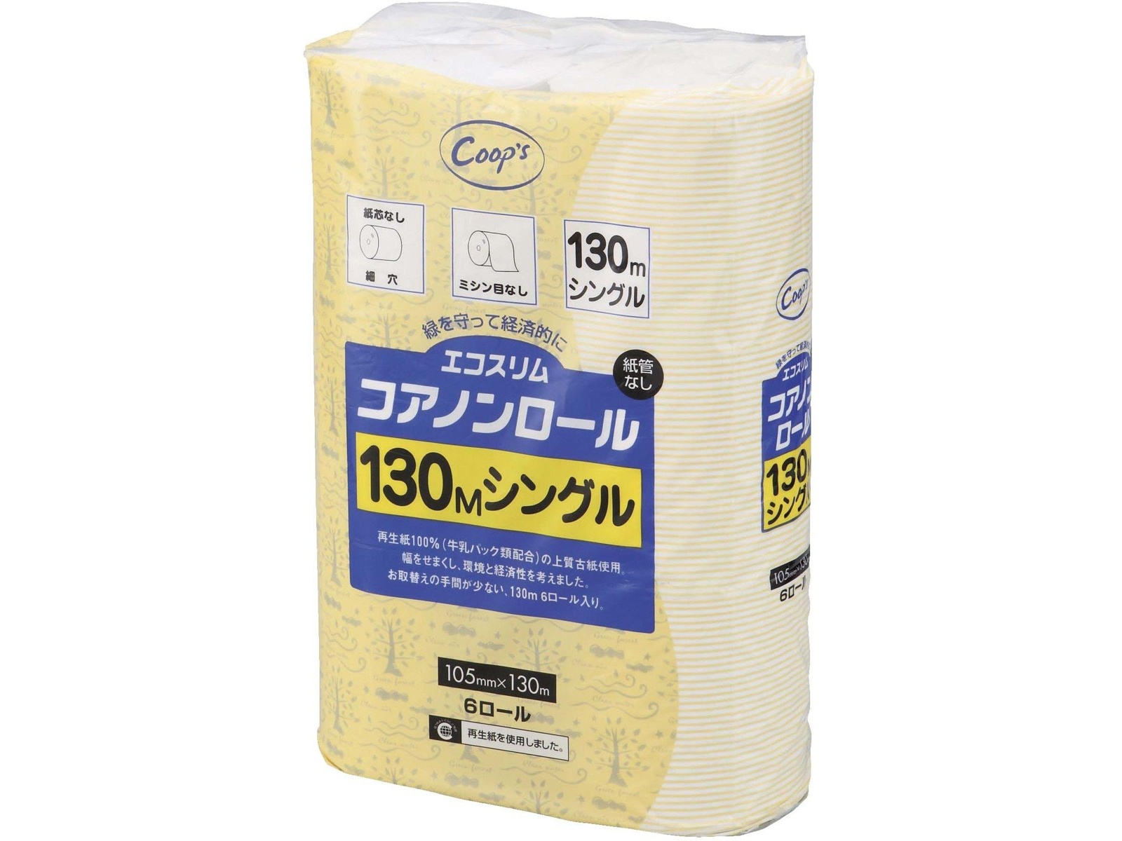 コープこうべ コアノンロール130シングル 1袋（130m×6ロール
