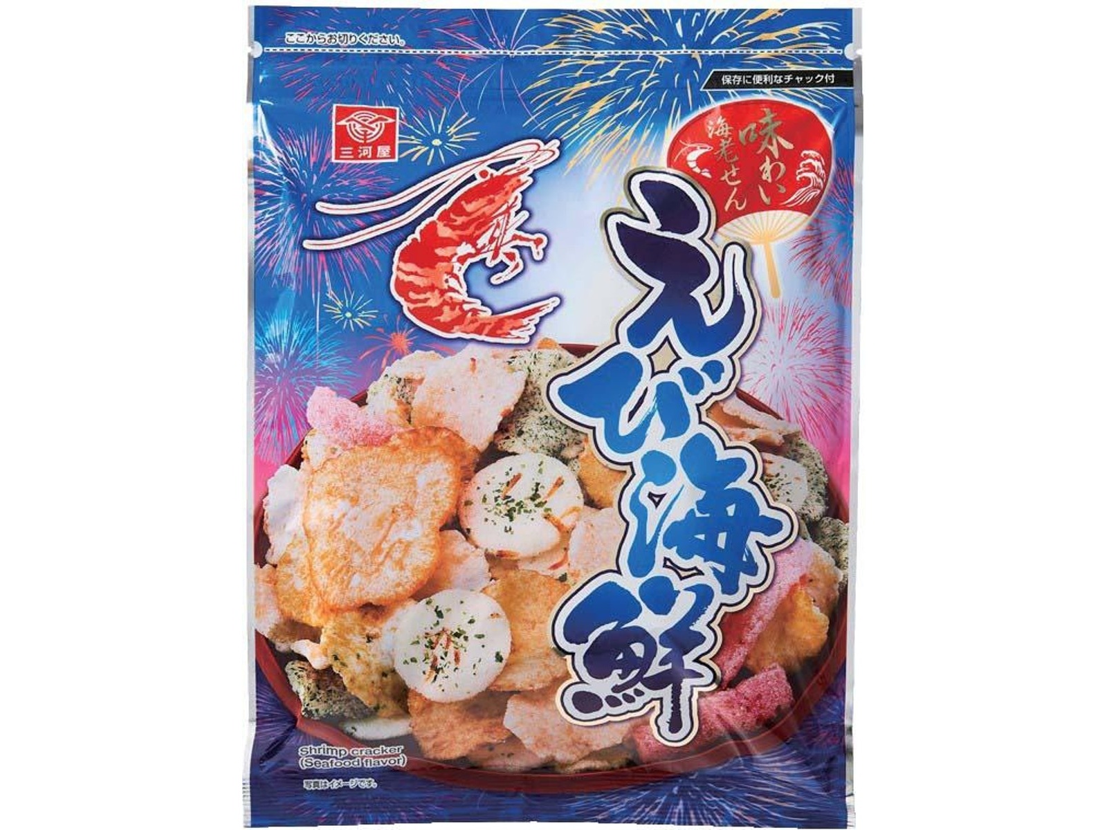 三河屋製菓 味わい海老せんえび海鮮 120g | コープこうべネット
