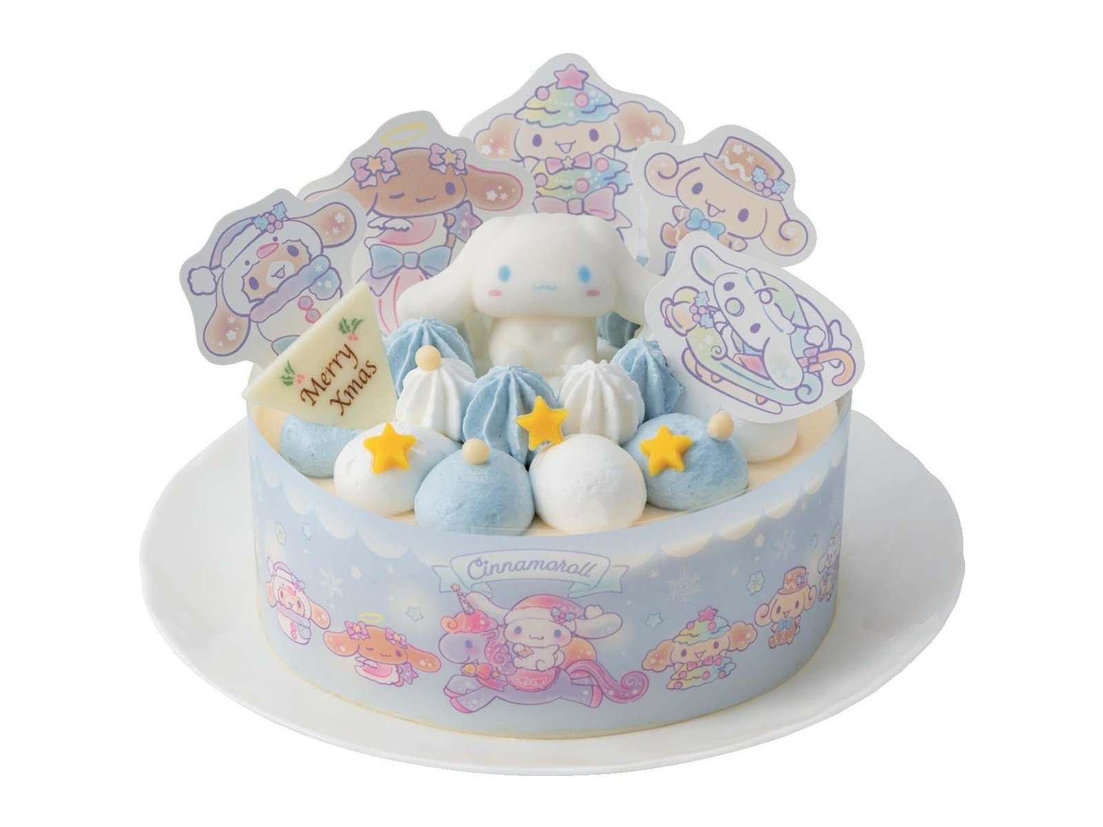 【激レア✩シナモロールコラボ✩期間限定】フード付きファーコート ホワイト・ブルー Amazon | [EgoMed] シナモロール ふわもこ パーカー 着ぐるみ 前開き