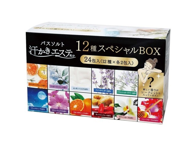 マックス 汗かきエステ気分12種スペシャルBOX 24包入| コープ