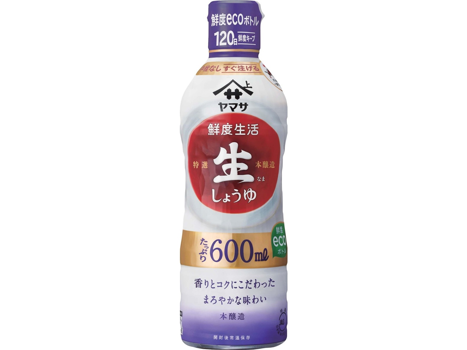ヤマサ 鮮度生活 特選生しょうゆ 600ml| コープこうべネット