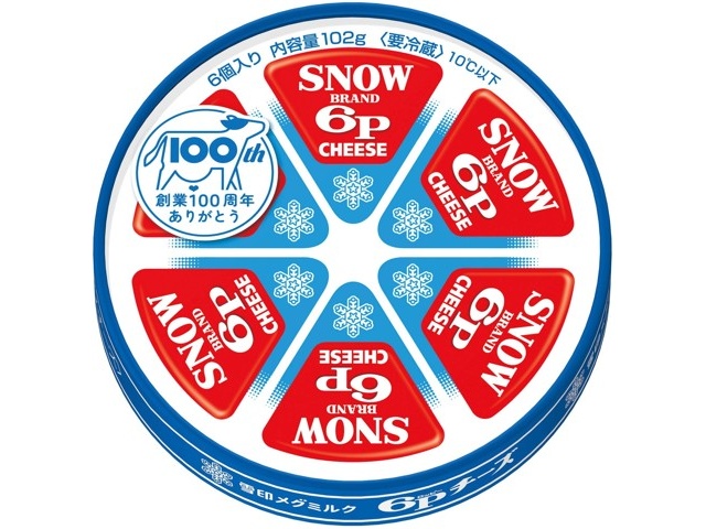 雪印メグミルク 6Pチーズ 102g| コープこうべネット