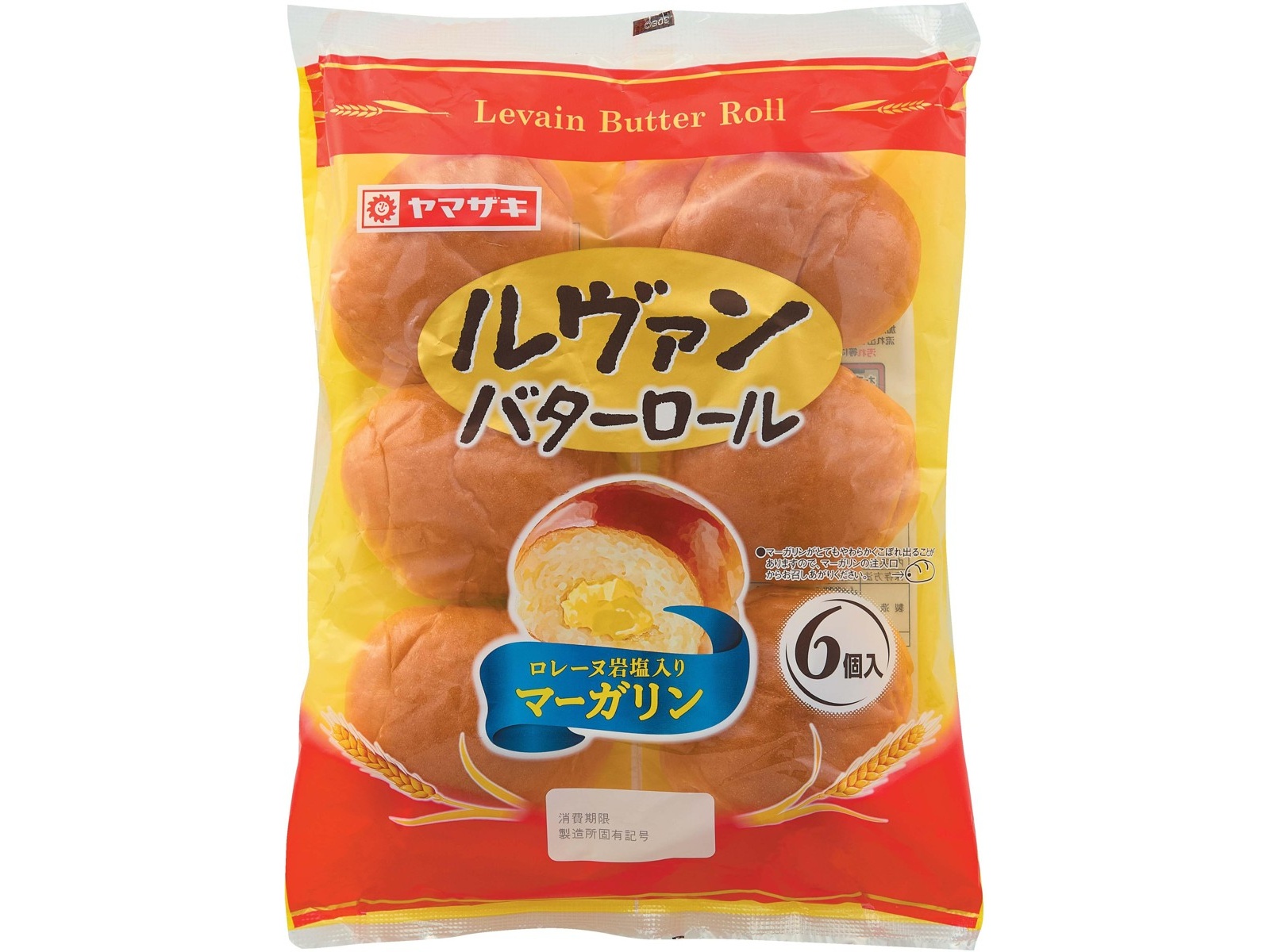ヤマザキ ルヴァンバターロール（マーガリン入り） 6コ入| コープ