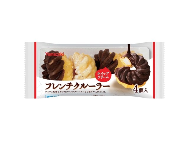 ヤマザキ フレンチクルーラー（ホイップクリーム） 4コ入 | コープ