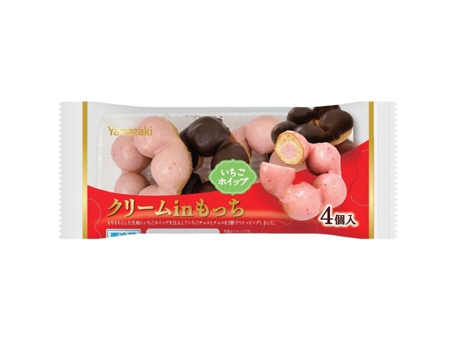 ヤマザキ クリームinもっち（いちごホイップ） 4コ入| コープこうべネット