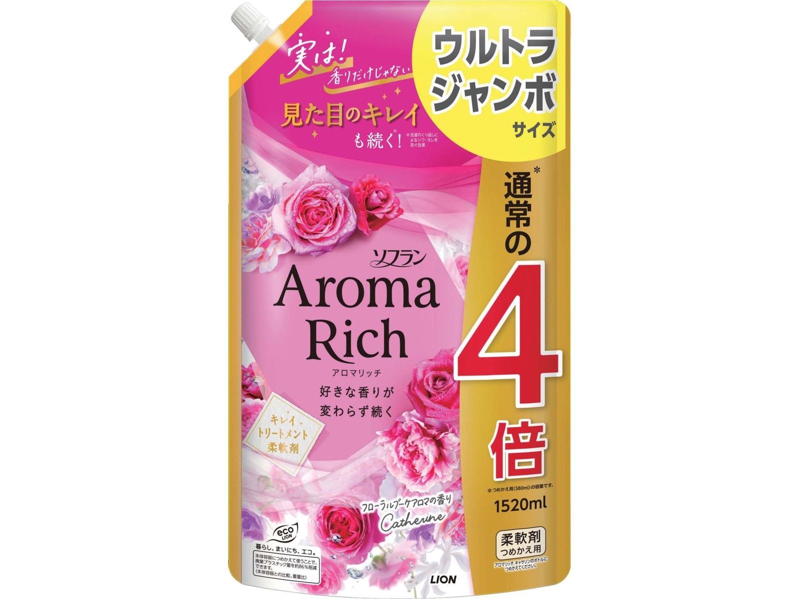 ライオン ソフランアロマリッチキャサリンつめかえ用ウルトラジャンボ