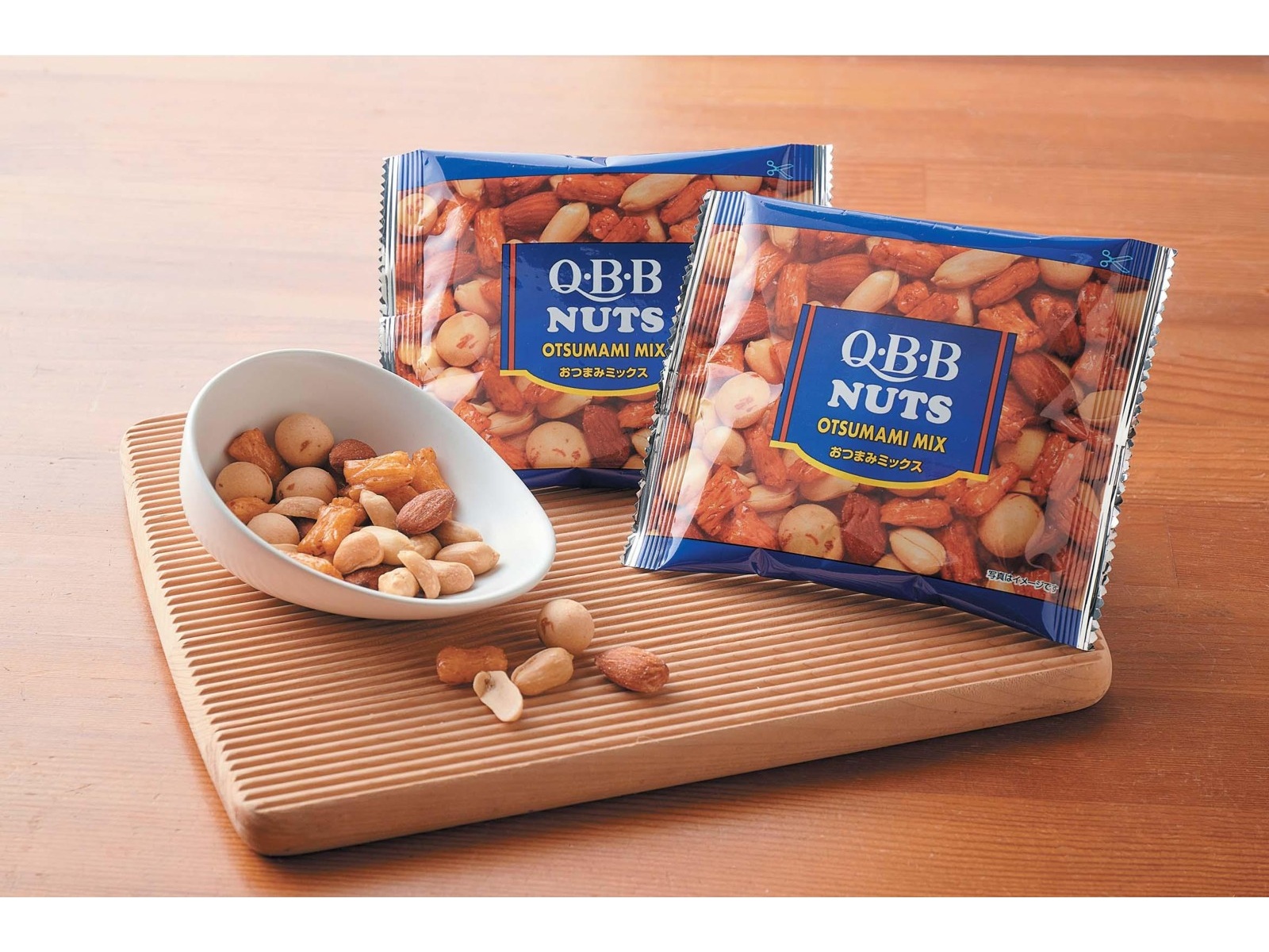 「もこぴー♡」角小銭入　6つセット QBB おつまみミックス 6袋（120g）| コープこうべネット