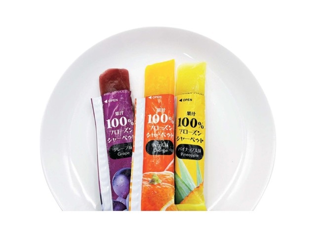 リボン 果汁100％フローズンシャーベット 9本入| コープこうべネット