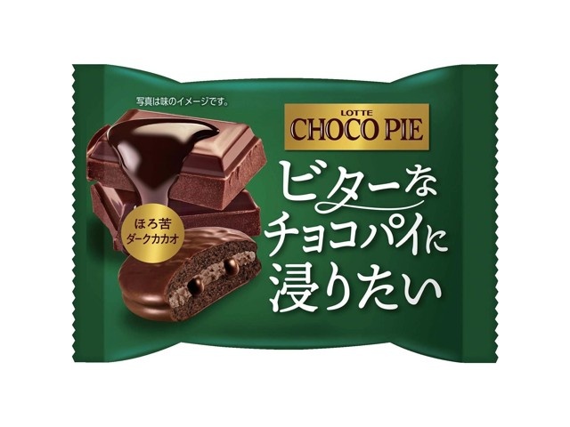 ロッテ バイオだねチョコ ロッテ チョコパイほろ苦ダークカカオ 1コ| コープこうべネット