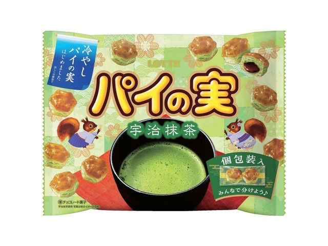 ロッテ パイの実シェアパック宇治抹茶 124g（個包装込み