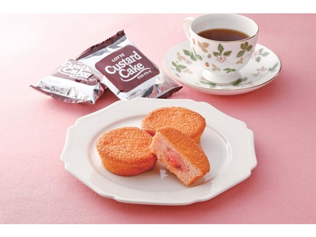 ロッテ カスタードケーキ贅沢果汁苺 6コ入| コープこうべネット
