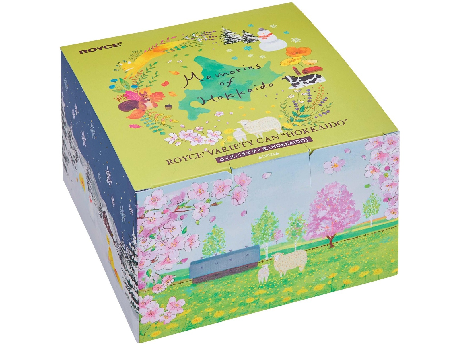 ロイズコンフェクト ロイズバラエティ缶［HOKKAIDO］ 1缶（18