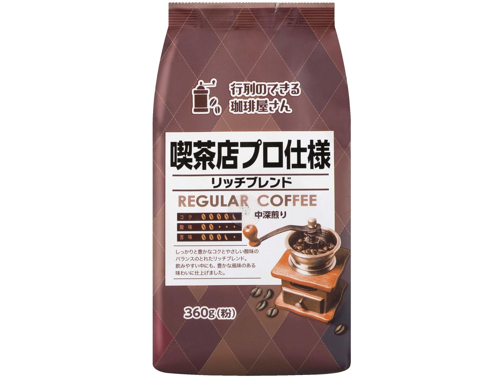 共栄製茶 喫茶店プロ仕様リッチブレンド（粉） 360g| コープ