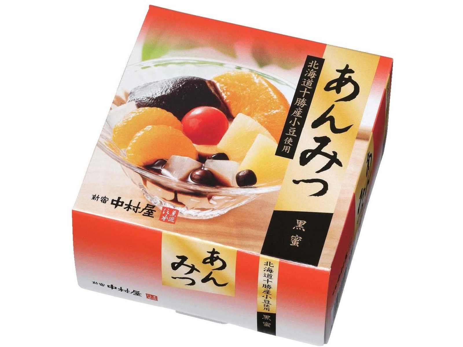 378Pで交換】新宿中村屋 あんみつ 黒蜜 1コ（180g）| コープこうべネット