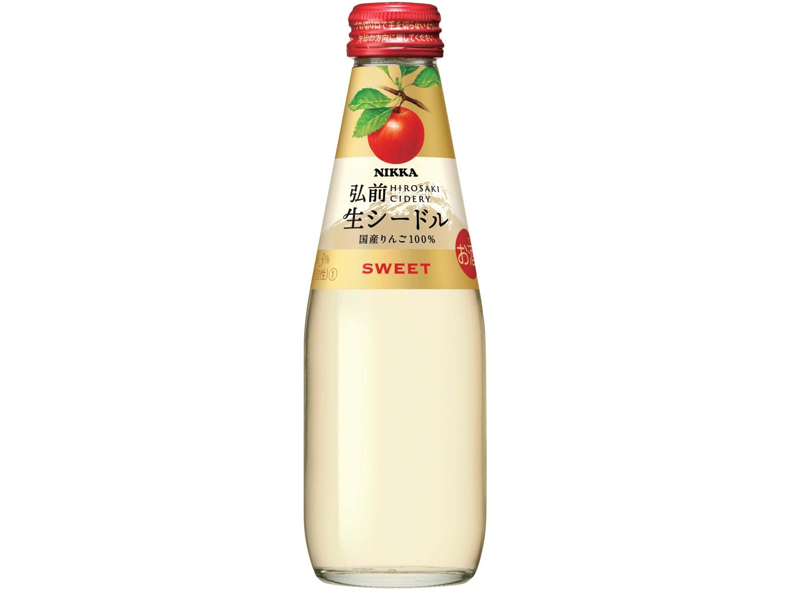 アサヒ ニッカ弘前生シードル・スイート 200ml| コープこうべネット