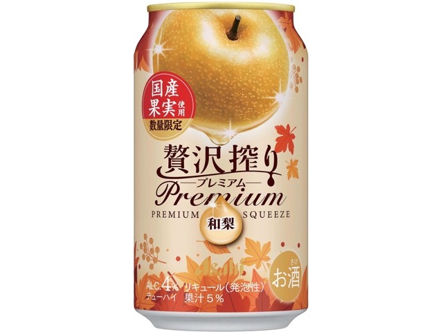 【送料込み】梨のジュース　糖類、香料無添加 完熟果実の生搾り　家庭用6本入り アサヒ 贅沢搾りプレミアム国産和梨 350ml(缶) | コープこうべネット