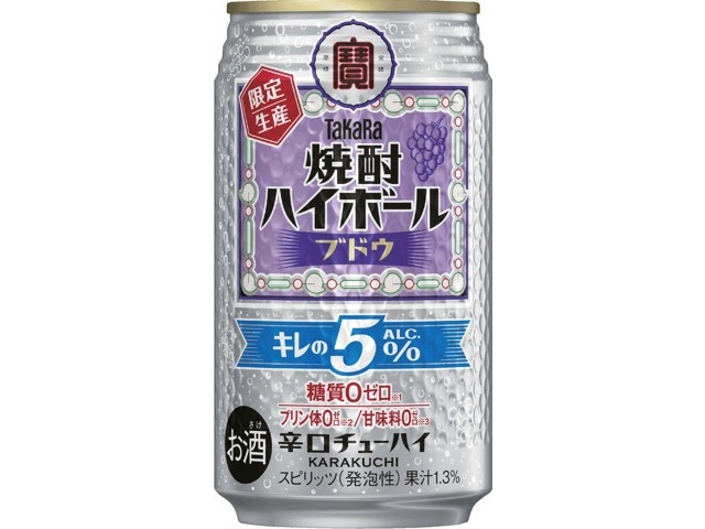 宝酒造 焼酎ハイボールキレの5％ブドウ 350ml（缶） | コープこうべネット