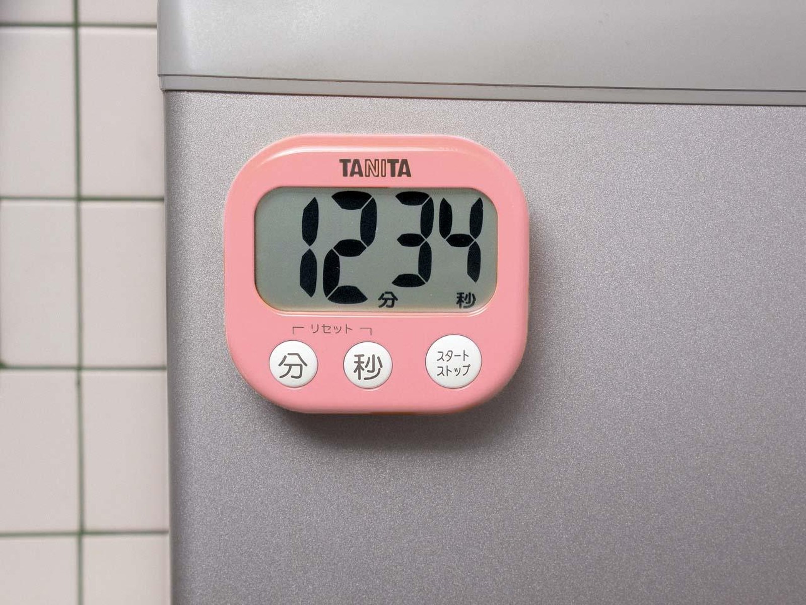 タニタ でか見えタイマー TD384 1コ フランボワーズピンク