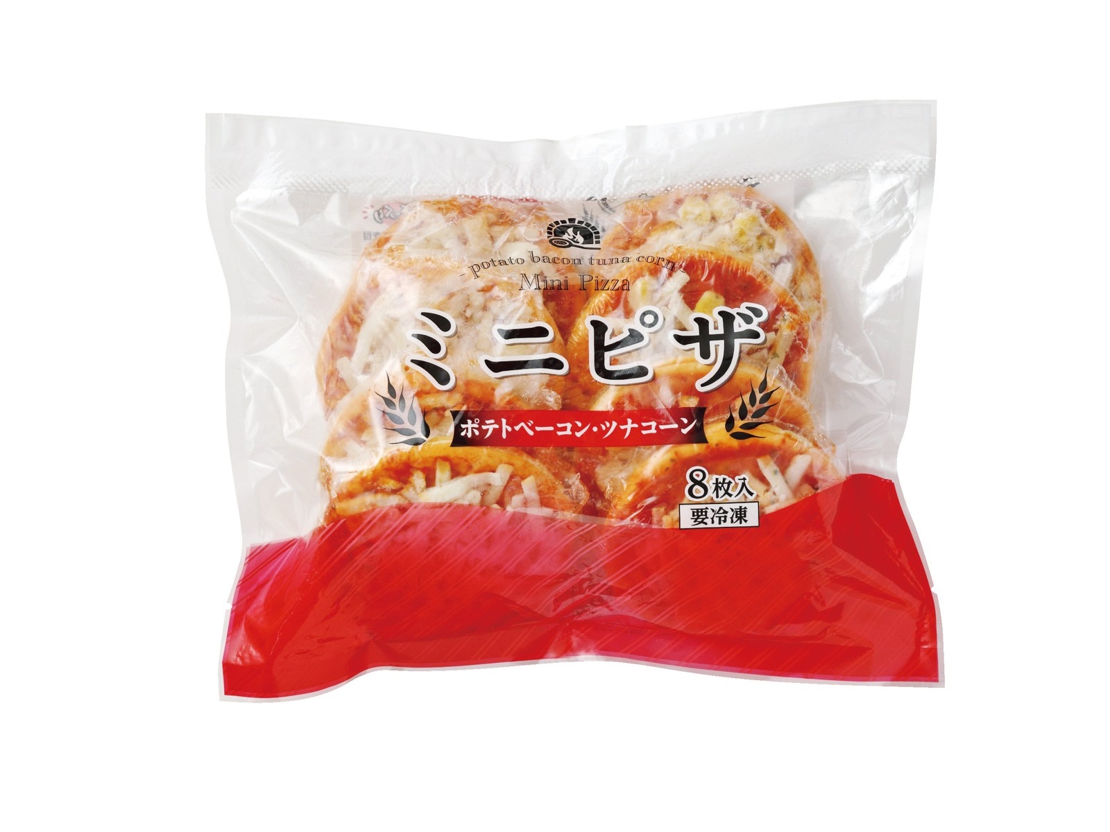 トレビ ミニピザ ポテトベーコン・ツナコーン 8枚入（272g）| コープ