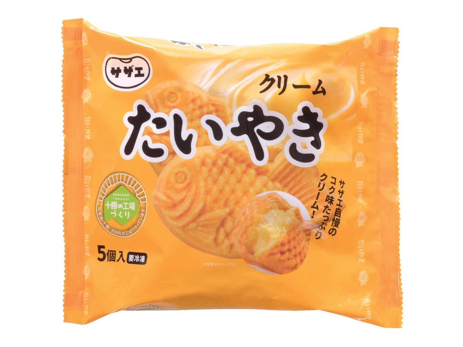 サザエ食品 たいやき クリーム 1袋（90g×5コ入）| コープこうべネット