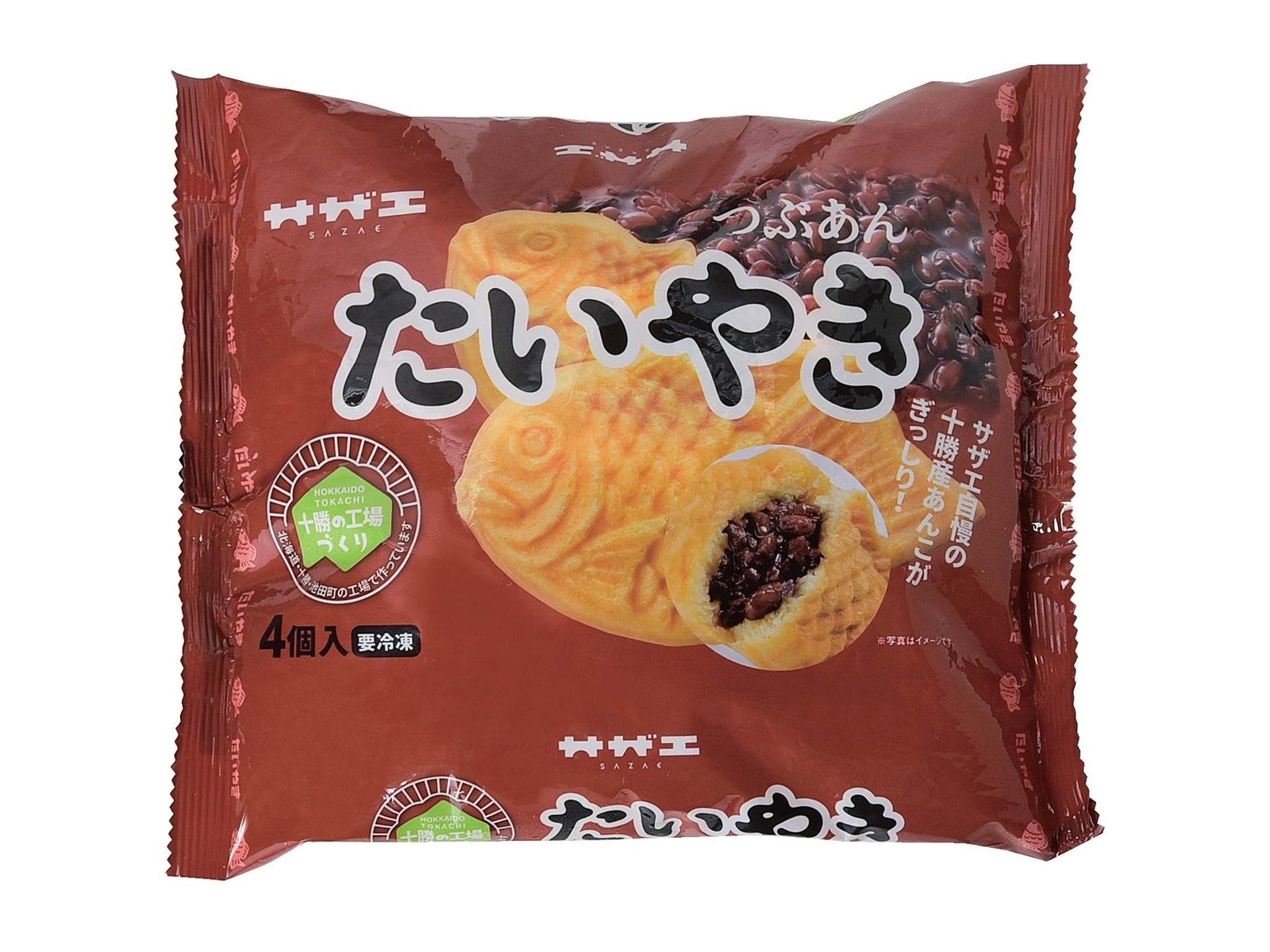 サザエ食品 たいやき つぶあん 1袋（4コ入）| コープこうべネット