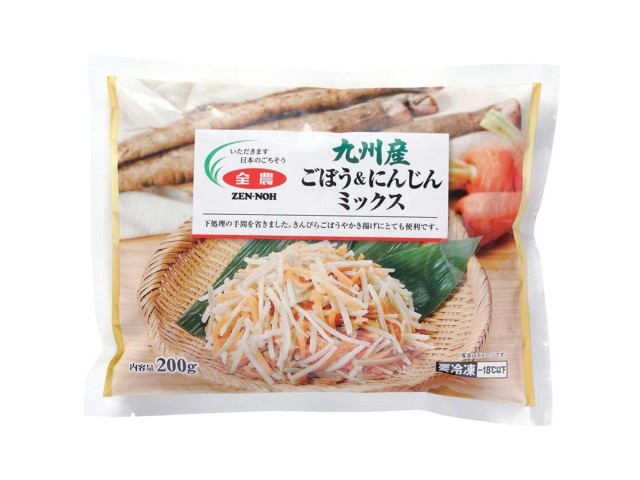 全国農協食品 九州産ごぼう＆にんじんミックス 200g| コープこうべネット