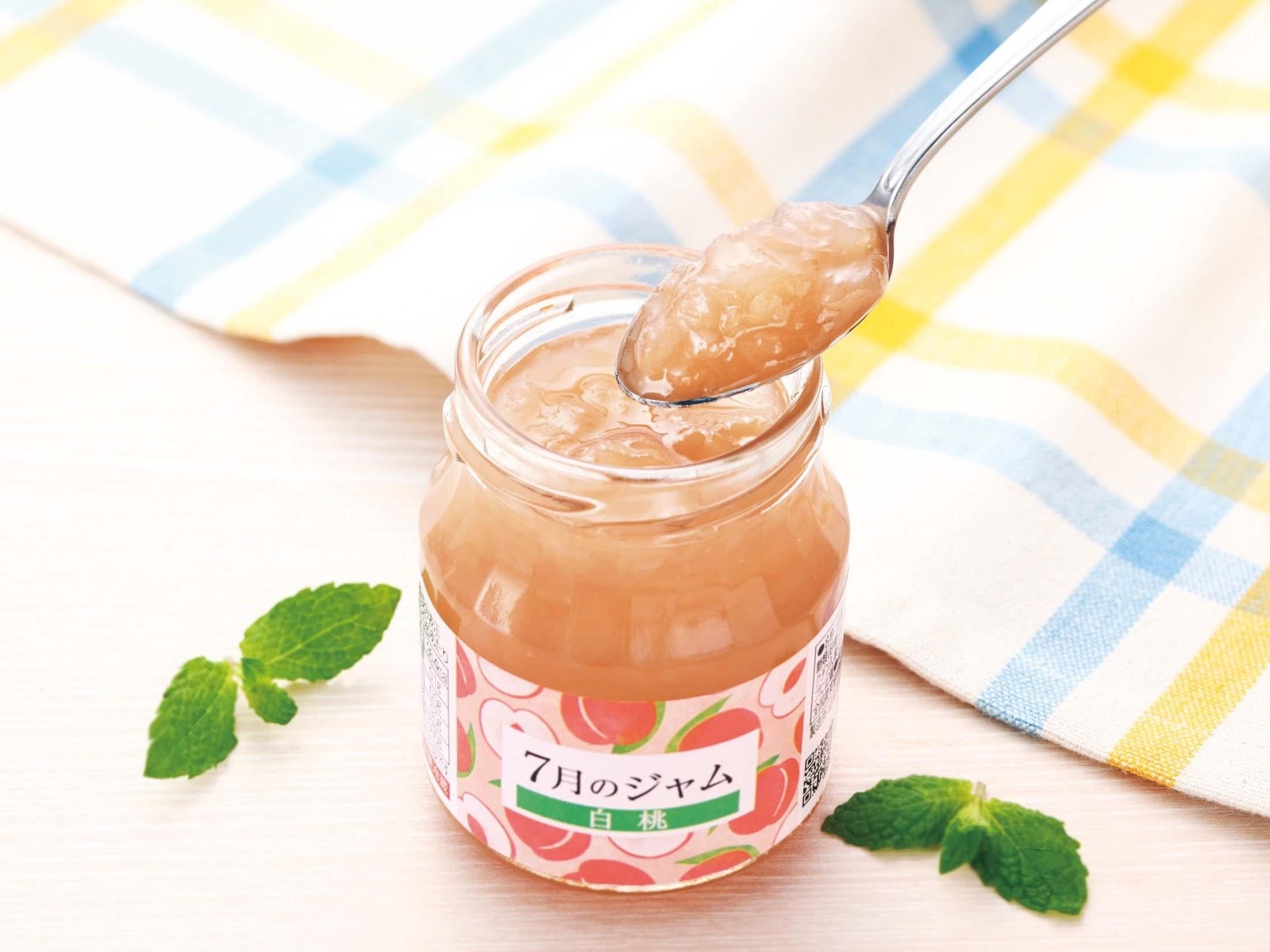 全国農協食品 7月のジャム 白桃 145g | コープこうべネット