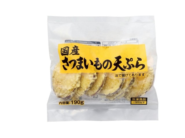 全国農協食品 国産さつまいもの天ぷら 190g| コープこうべネット