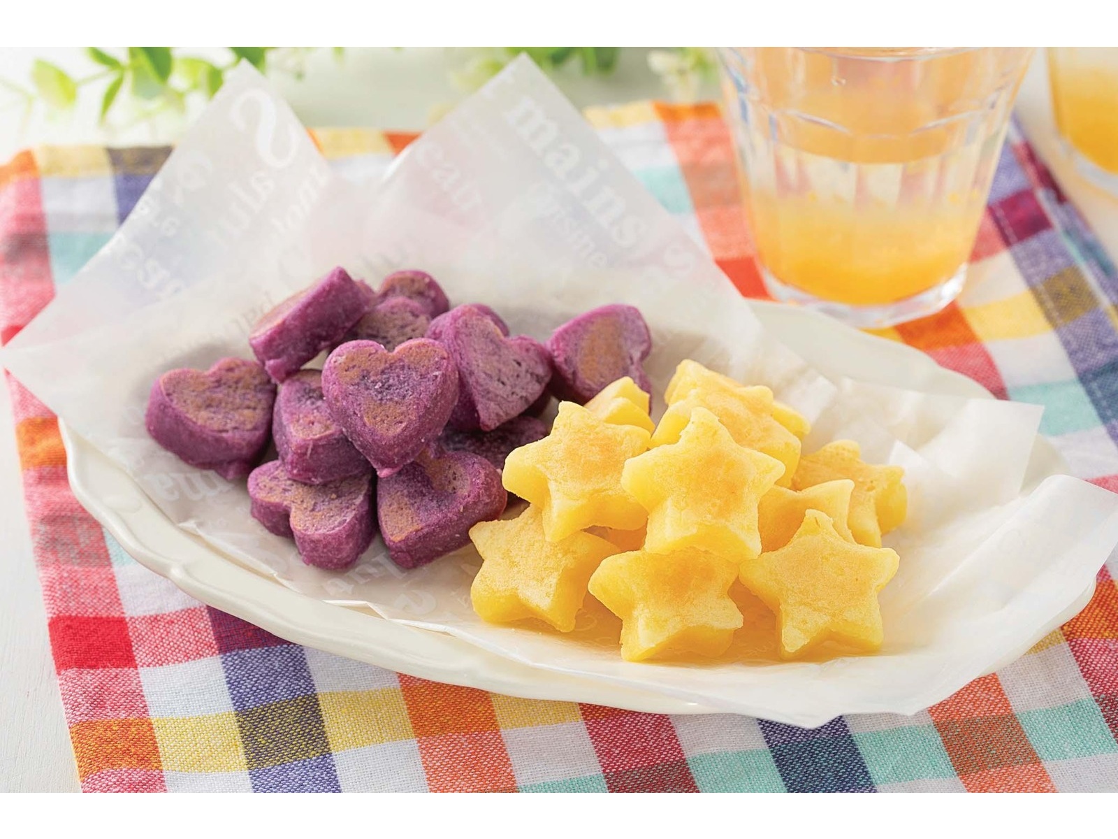 全国農協食品 ひとくちサイズのスイートポテト(星＆ハート) 160g(80g×2