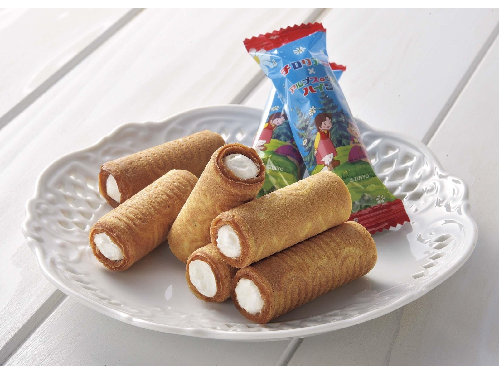 福岡「千鳥屋」 チロリアン（ユキちゃんのミルク味） 1袋（8本入