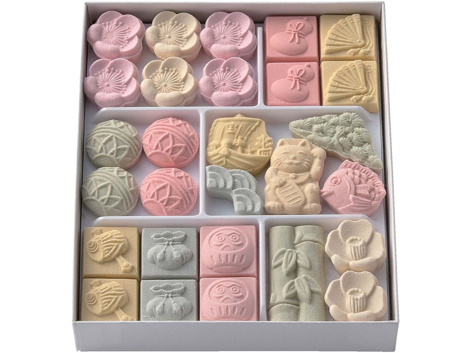 ばいこう堂 干菓子 ふくらく 1箱（28コ入）| コープこうべネット