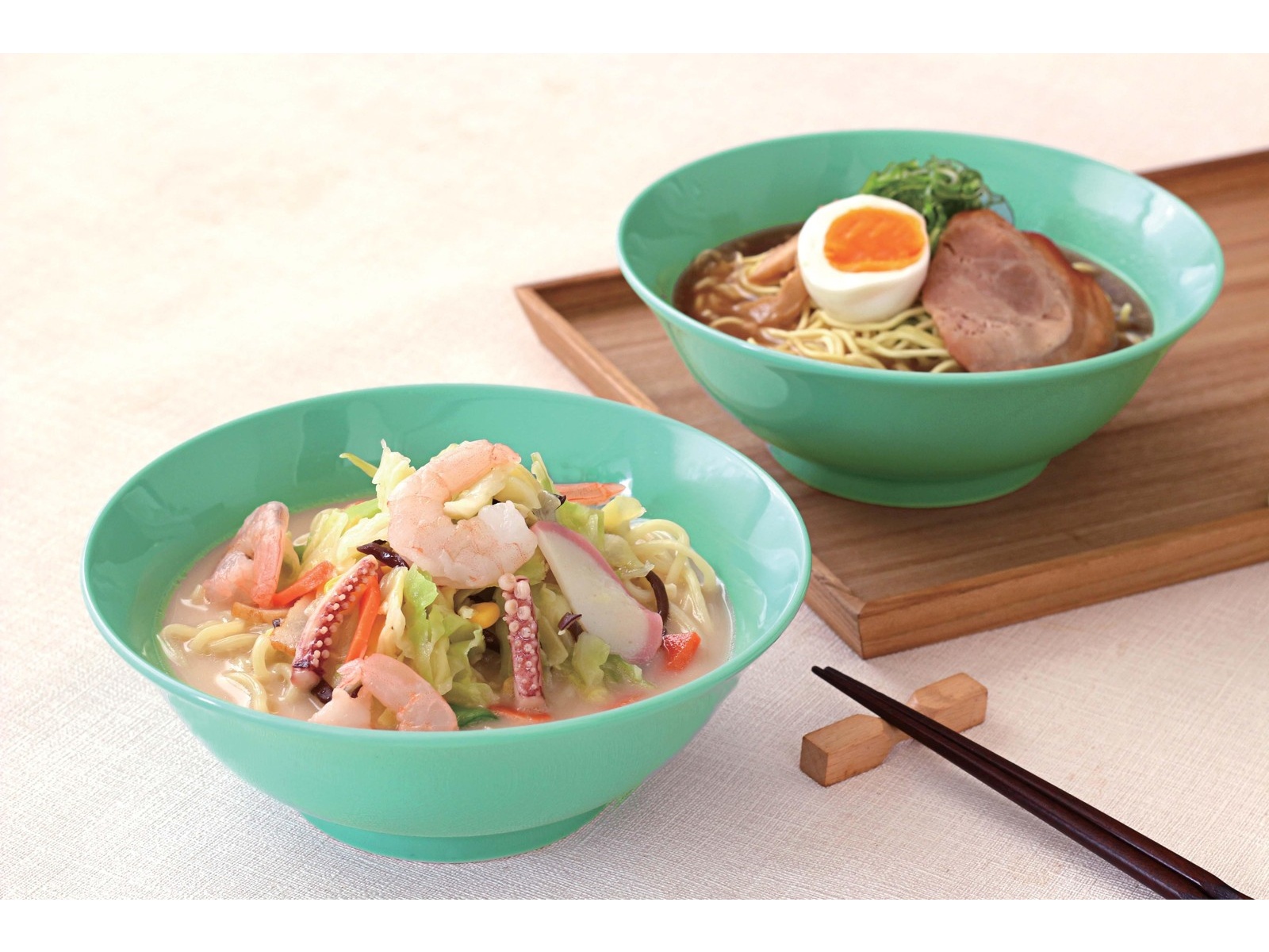 美濃焼 青磁のうつわ ラーメン鉢 2コ組 | コープこうべネット