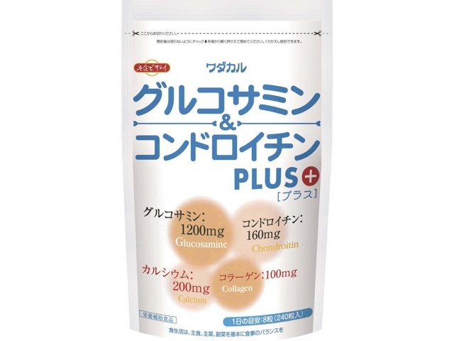 グルコサミン➕コンドロイチン　240粒 グルコサミン＆コンドロイチン、タブレット240粒